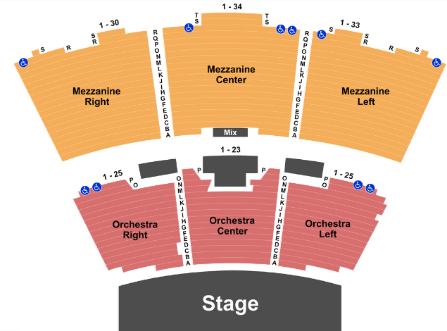  Grand Sierra Theatre Seating Chart