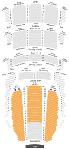 Heinz Hall Seating Chart