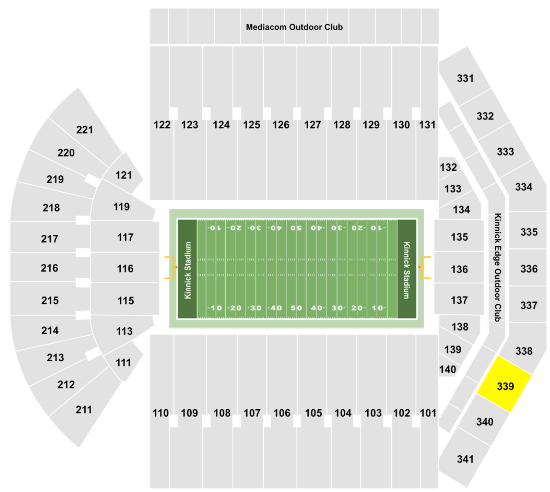 Kinnick Stadium Seating chart