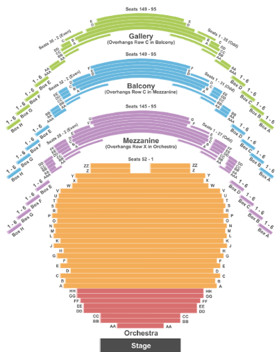  Morsani Hall Seating Chart