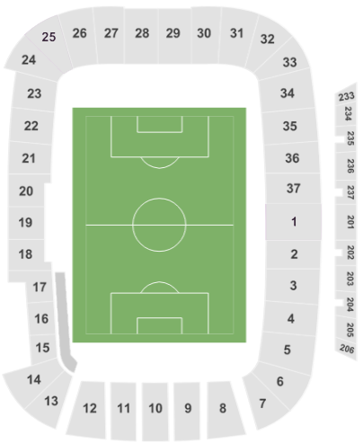  Rio Tinto Stadium Seating chart