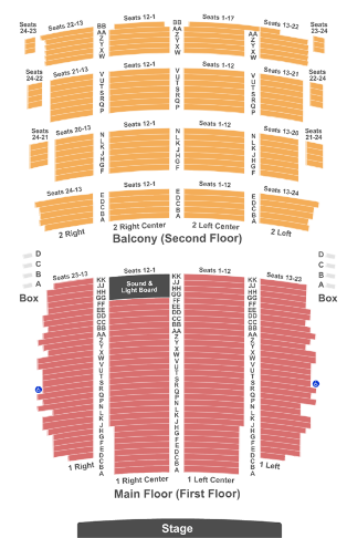  Riverside Theatre Seating Chart