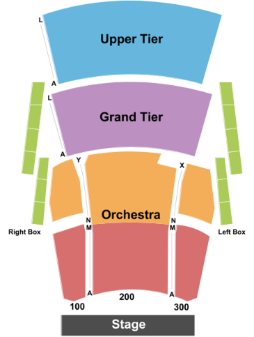  Robinson Center Performance Hall Seating Chart
