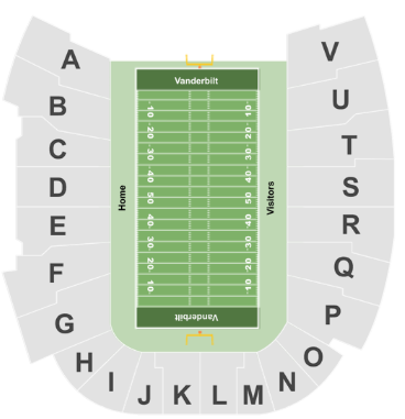 Vanderbilt Stadium Tickets with No Fees at Ticket Club