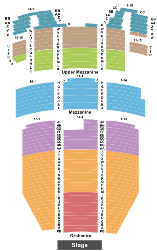  5th Avenue Theatre Seating Chart