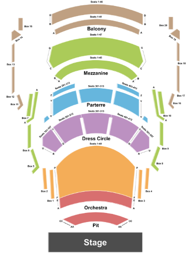  Ikeda Theater Seating Chart