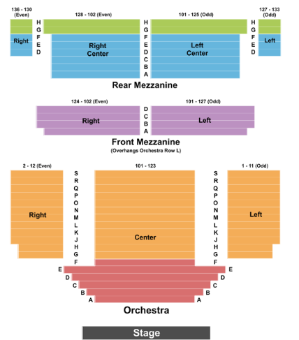 John Golden Theatre Seating Chart