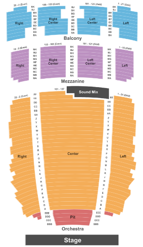  Plaza Theatre Seating Chart