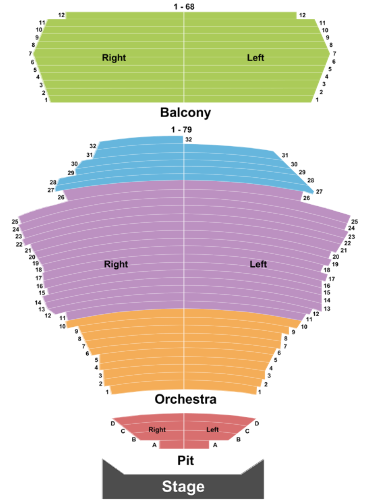  San Jose Center for the Performing Arts Seating Chart