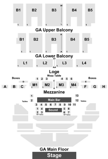  The Fillmore Detroit Seating Chart