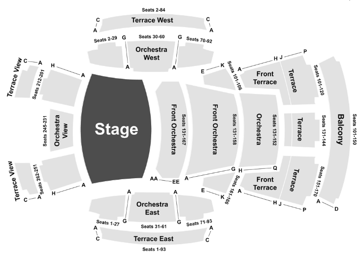  Walt Disney Concert Hall Seating Chart
