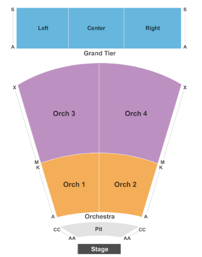  North Charleston Performing Arts Center Seating Chart