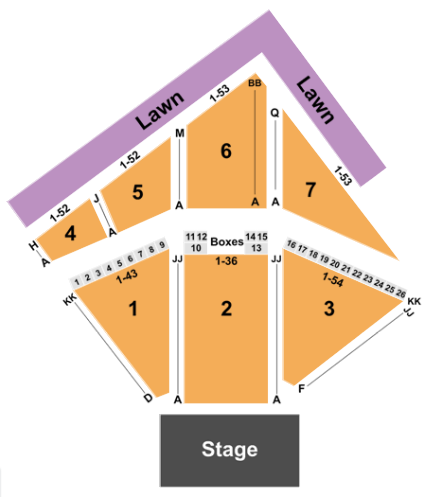  Red Hat Amphitheater Seating Chart